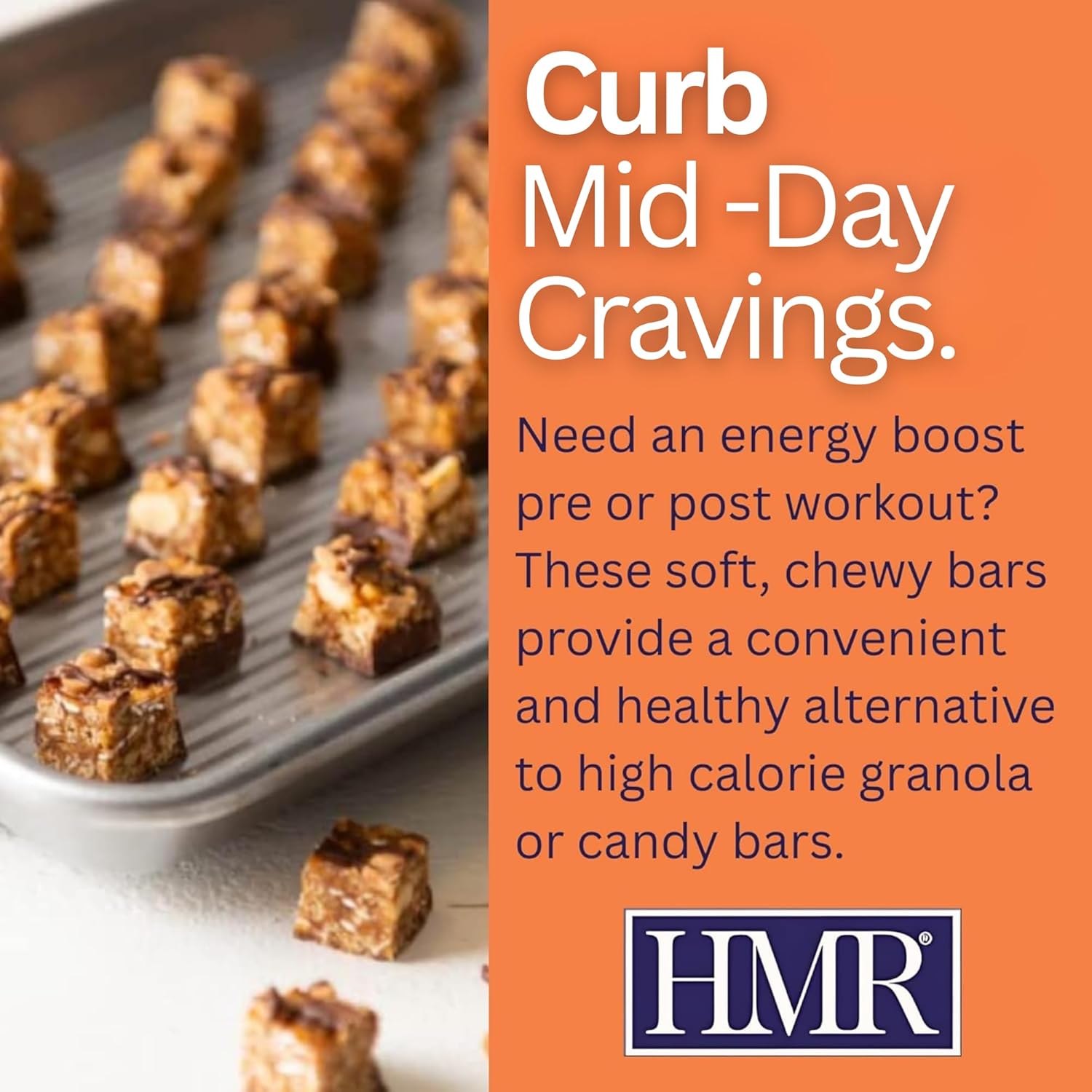 HMR Chocolate Peanut Butter Protein Bar | Nutritious Snack to Support Weight Maintenance | Low Calorie Dessert | 10g of Protein | 24 Count - Image 5