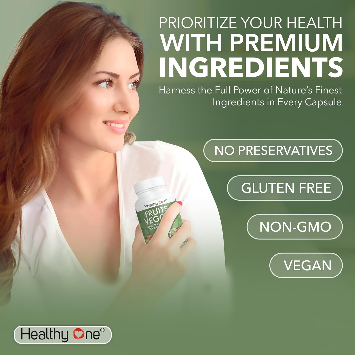 Fruits & Veggies Formula - 27 Premium Whole Foods - Organic Ingredients - Equals 3 Servings of Fruits & Vegetables - Improve Energy, Focus & Immune Function - Fiber - Antioxidants - 150ct (75 Serv) - Image 7