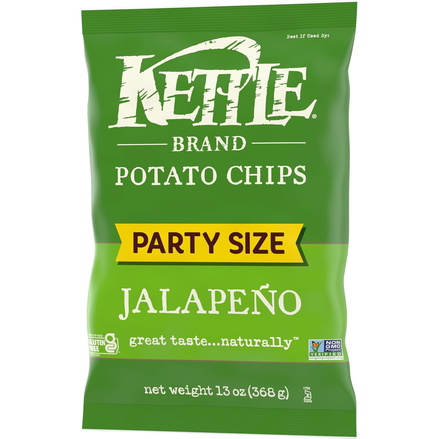 Kettle Brand Potato Chips, Jalapeno Kettle Chips, Party Size, 13 Oz - Image 8
