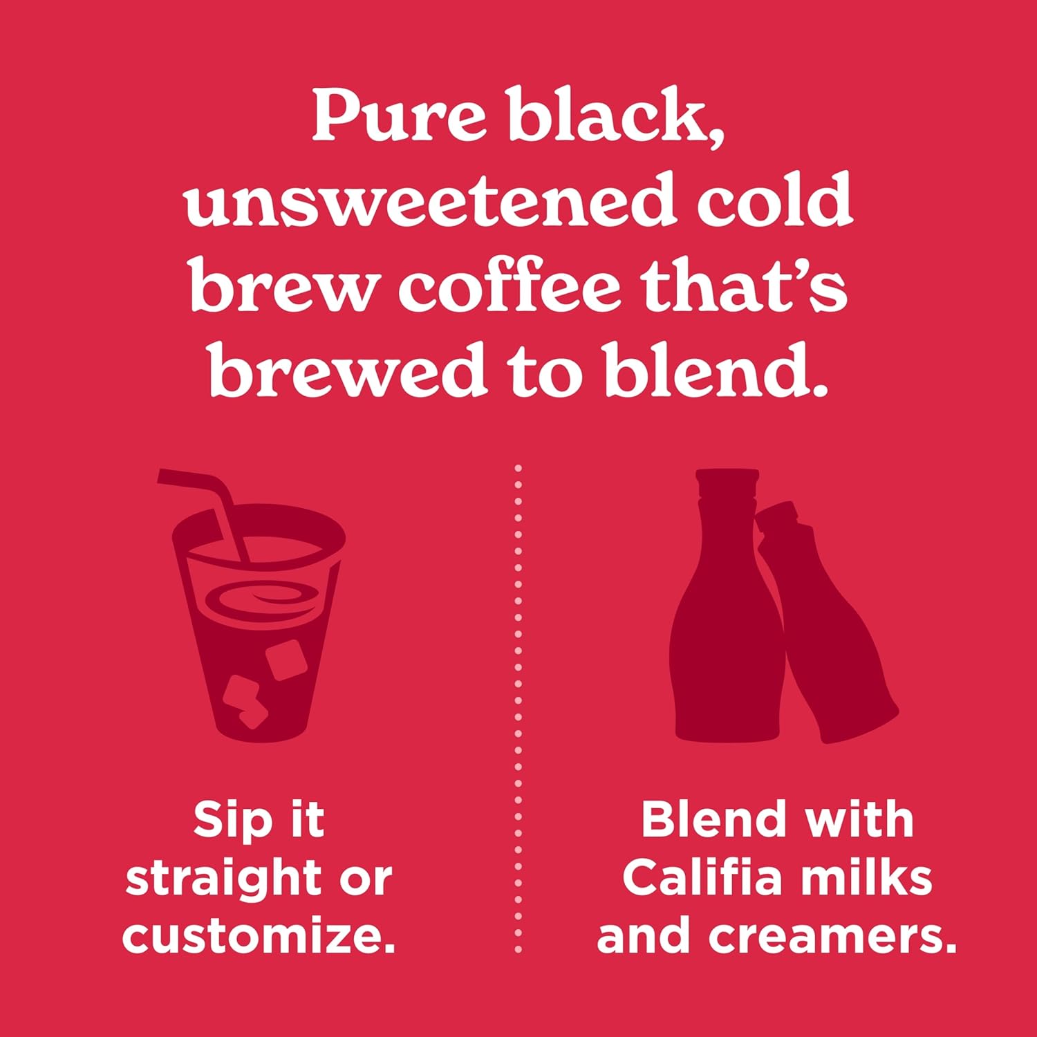 Califia Farms - Pure Black Medium Roast Cold Brew Coffee, 32 Oz (Pack of 6), 100% Arabica, Shelf Stable, Plant Based, Vegan, Gluten Free, Non GMO, Sugar Free, Iced Coffee - Image 4