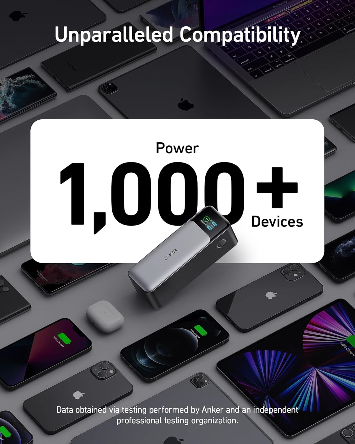 Anker 737 Power Bank, 140W Max 3-Port Laptop Portable Charger, 24,000mAh, Smart Display, Compatible with iPhone 16 / 15 / 14 Series, Vision Pro, Samsung, MacBook, and More - Image 7