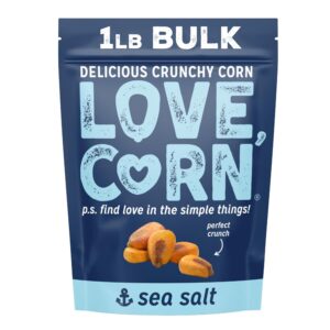 LOVE CORN Sea Salt 16oz x 1 Bag ...