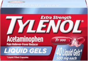 Tylenol Extra Strength Liquid Gels,...