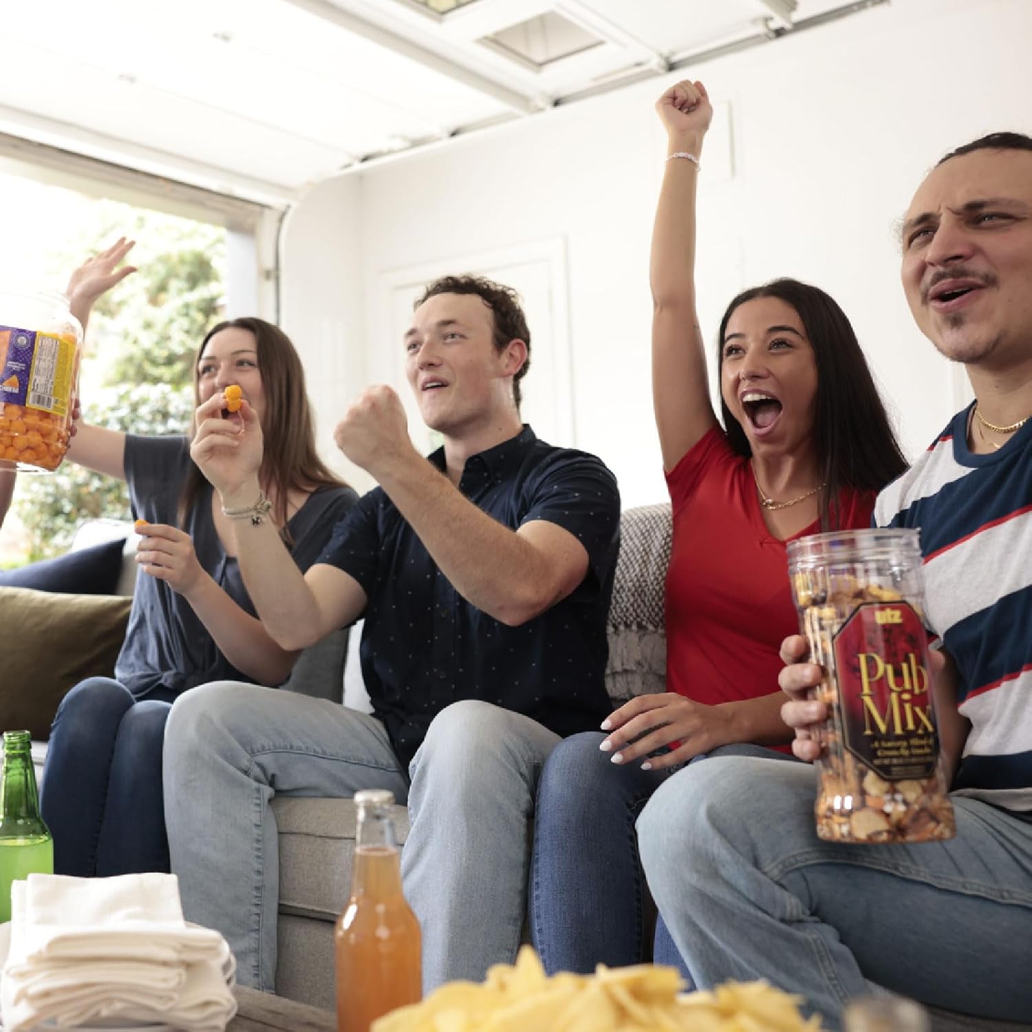 Utz Pub Mix, 42 Oz. Barrel, Savory Snack Mix with a Blend of Crunchy Flavors for a Tasty Party Snack, Resealable Container, Trans-Fat Free and Kosher Certified - Image 6