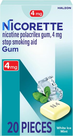 Nicorette 4 mg Nicotine Gum to Help...