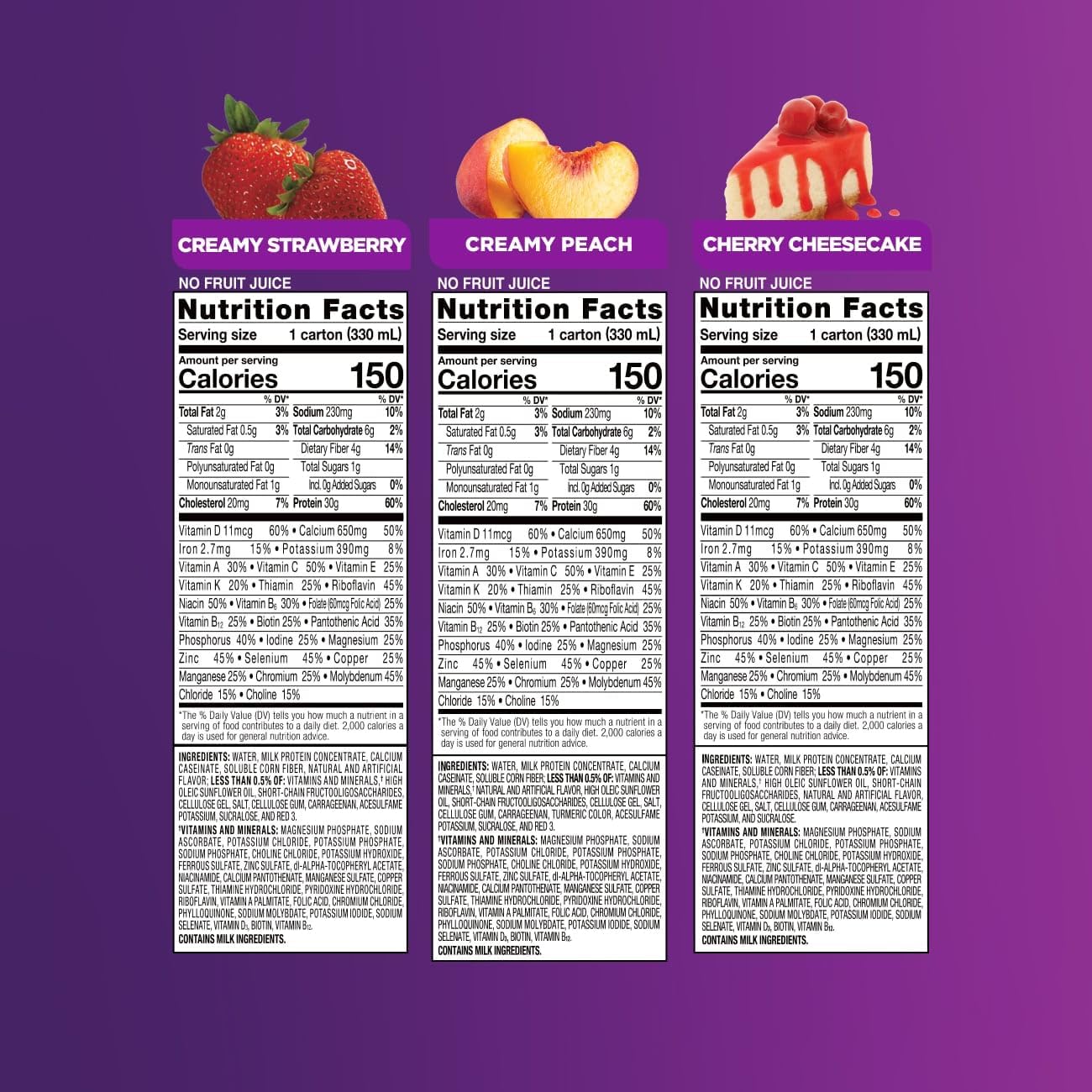 Ensure Max Protein Nutrition Shakes, Variety Pack, With 30g of Protein, 1g of Sugar, Nutrients to Support Immune System Health, High Protein Shake, 11 fl oz, Pack of 8, Liquid - Image 7