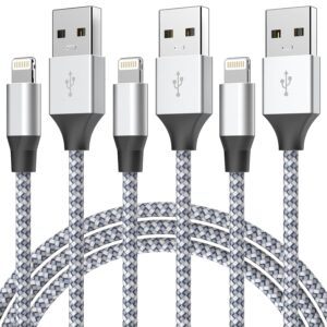 Durable iPhone Charger Cord 6FT 3Pa...