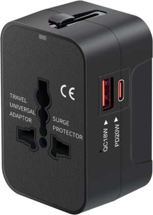 Travel Adapter USB C, Universal All...