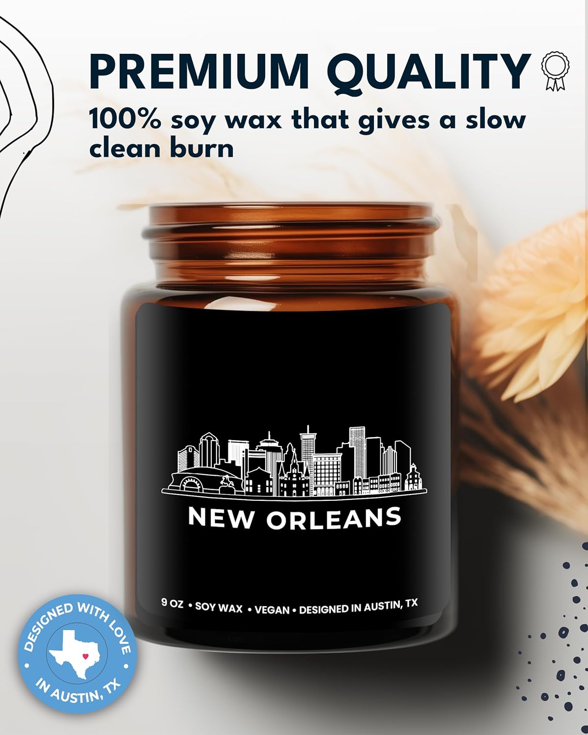 New Orleans Candle, Best of New Orleans Gifts for Men & Women, Thoughtful City Themed Gifts, Unique Souvenir Gift Ideas for Moving Away, Home Sick, Birthday, Christmas, New Home, Gift-Ready - Image 7