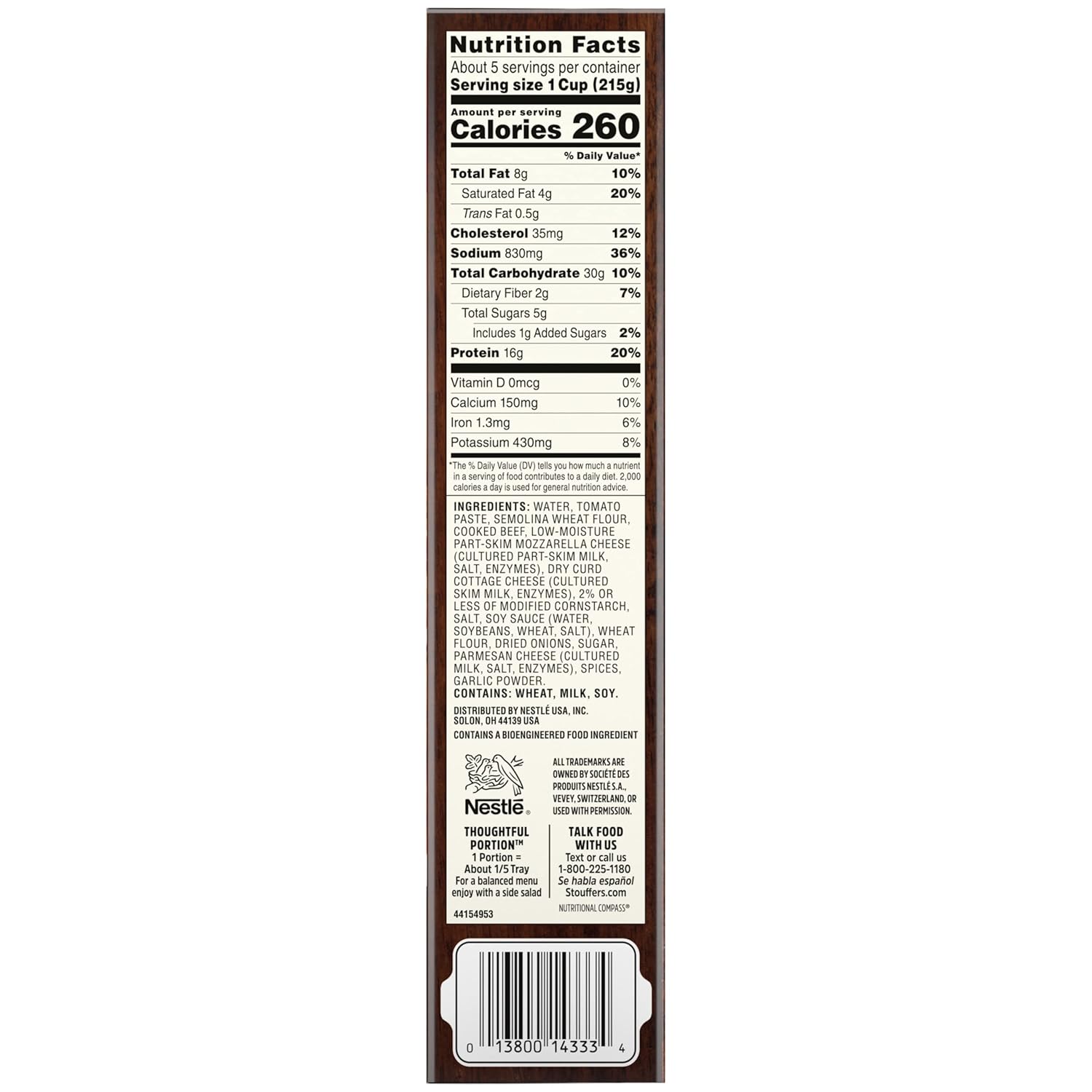 Stouffer’s Classic Lasagna with Meat and Sauce, Family Size, Easy Frozen Dinners, Family Lasagna, Meat Lasagna, Oven Ready Lasagna, Family Frozen Meals - Image 12