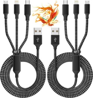 IDISON Multi Charging Cable(2Pack 4...