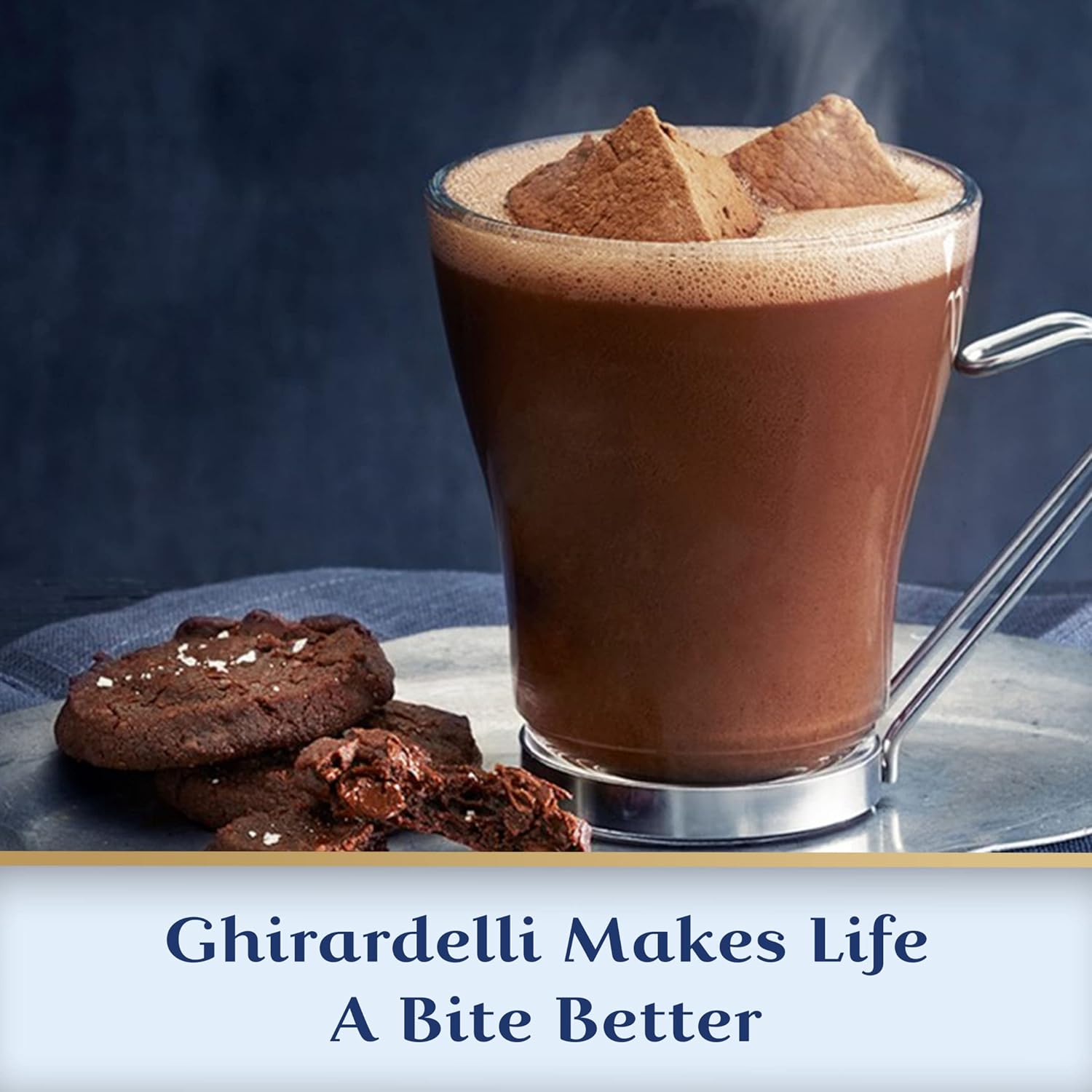 Ghirardelli Double Chocolate Hot Cocoa Mix, 0.85-Ounce Packets (Pack of 10) - Image 7