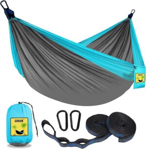 SZHLUX Camping Hammock Double &...
