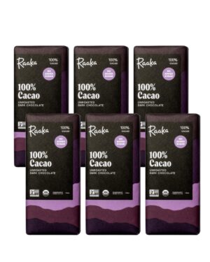 Raaka 100% Dark Chocolate Bars R...