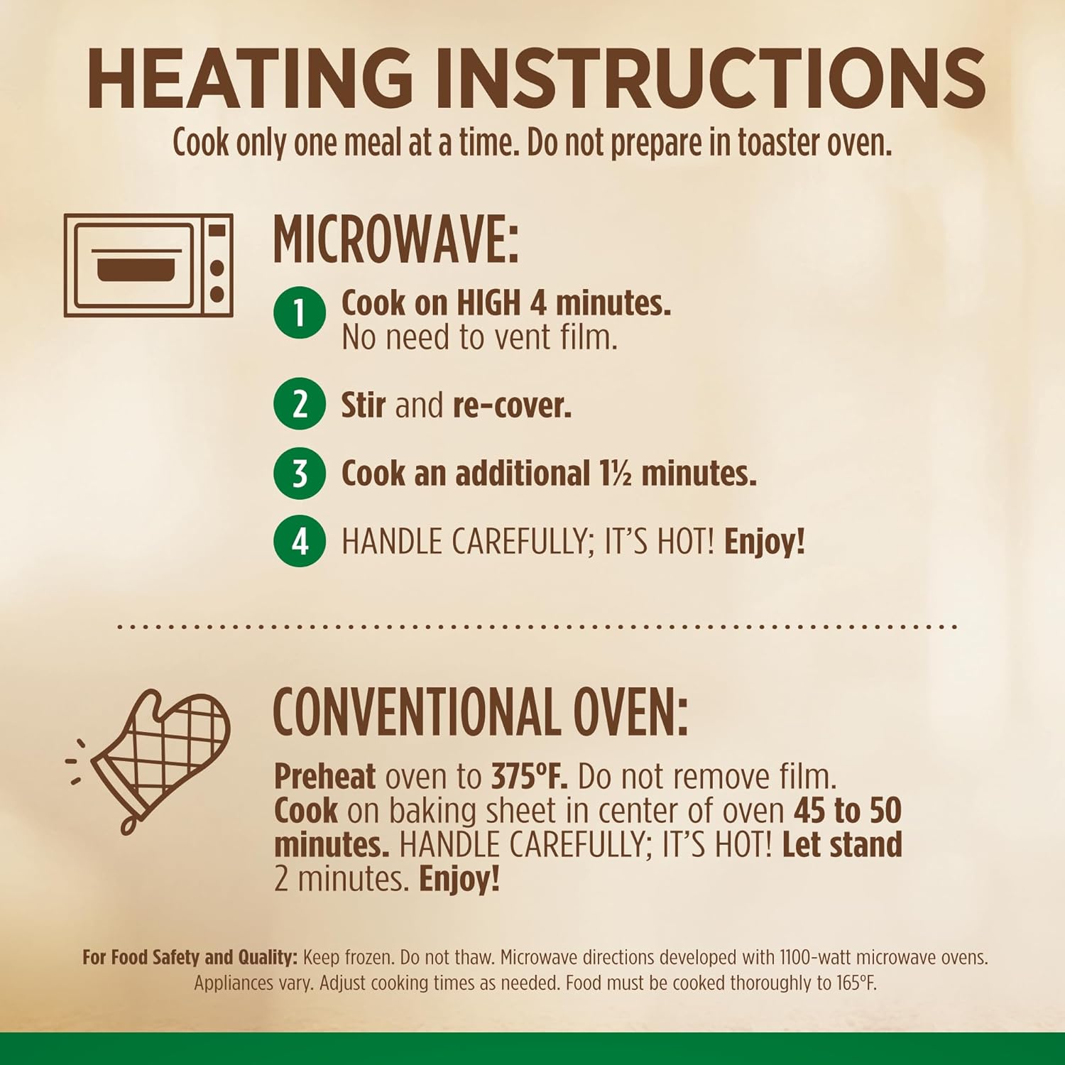 Marie Callender's Tender Ginger Beef and Broccoli Bowl, Convenient Oven or Microwave Meal with Beef and Rice, Frozen Meal, 11.8 OZ - Image 7