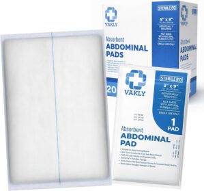Vakly ABD Combine Abdominal Pads 5&...