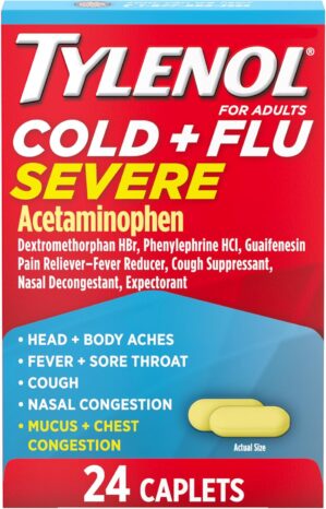 Tylenol Cold + Flu Severe Medicine ...