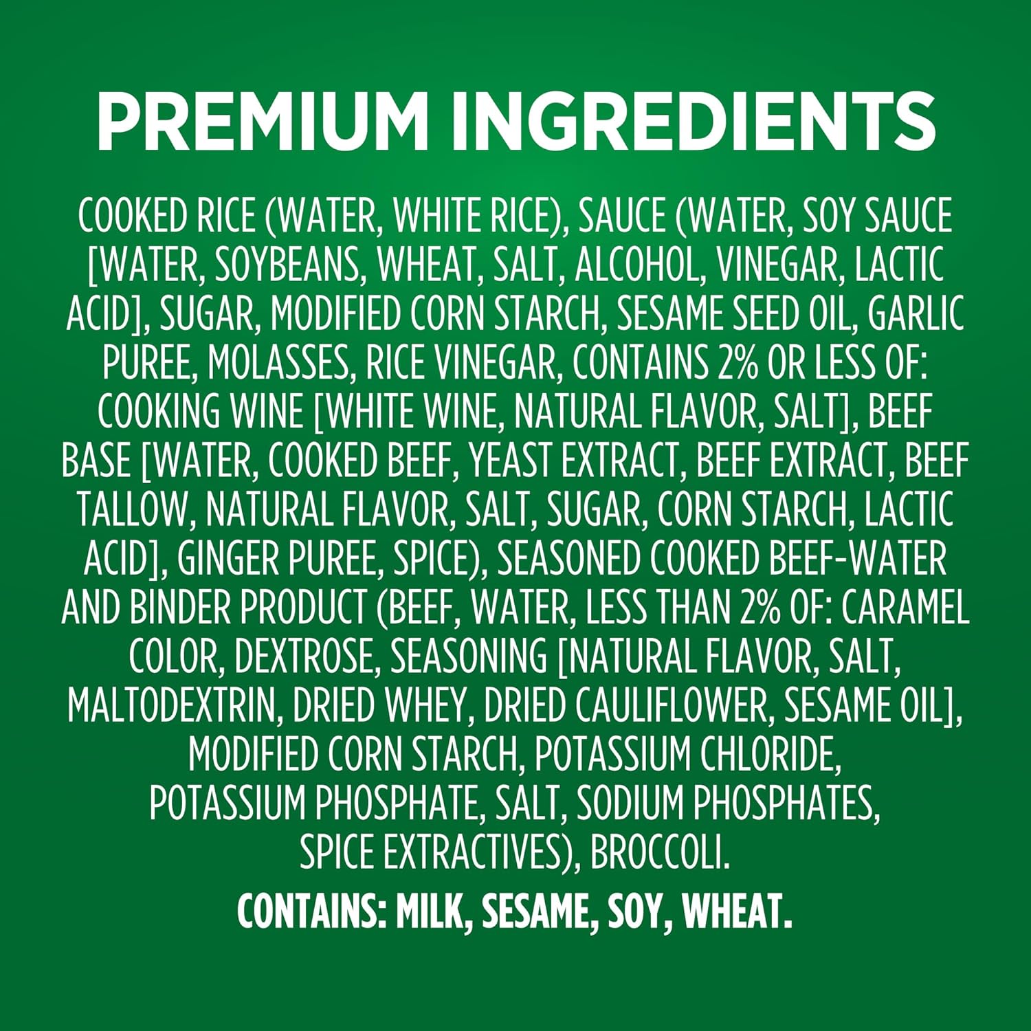 Marie Callender's Tender Ginger Beef and Broccoli Bowl, Convenient Oven or Microwave Meal with Beef and Rice, Frozen Meal, 11.8 OZ - Image 3