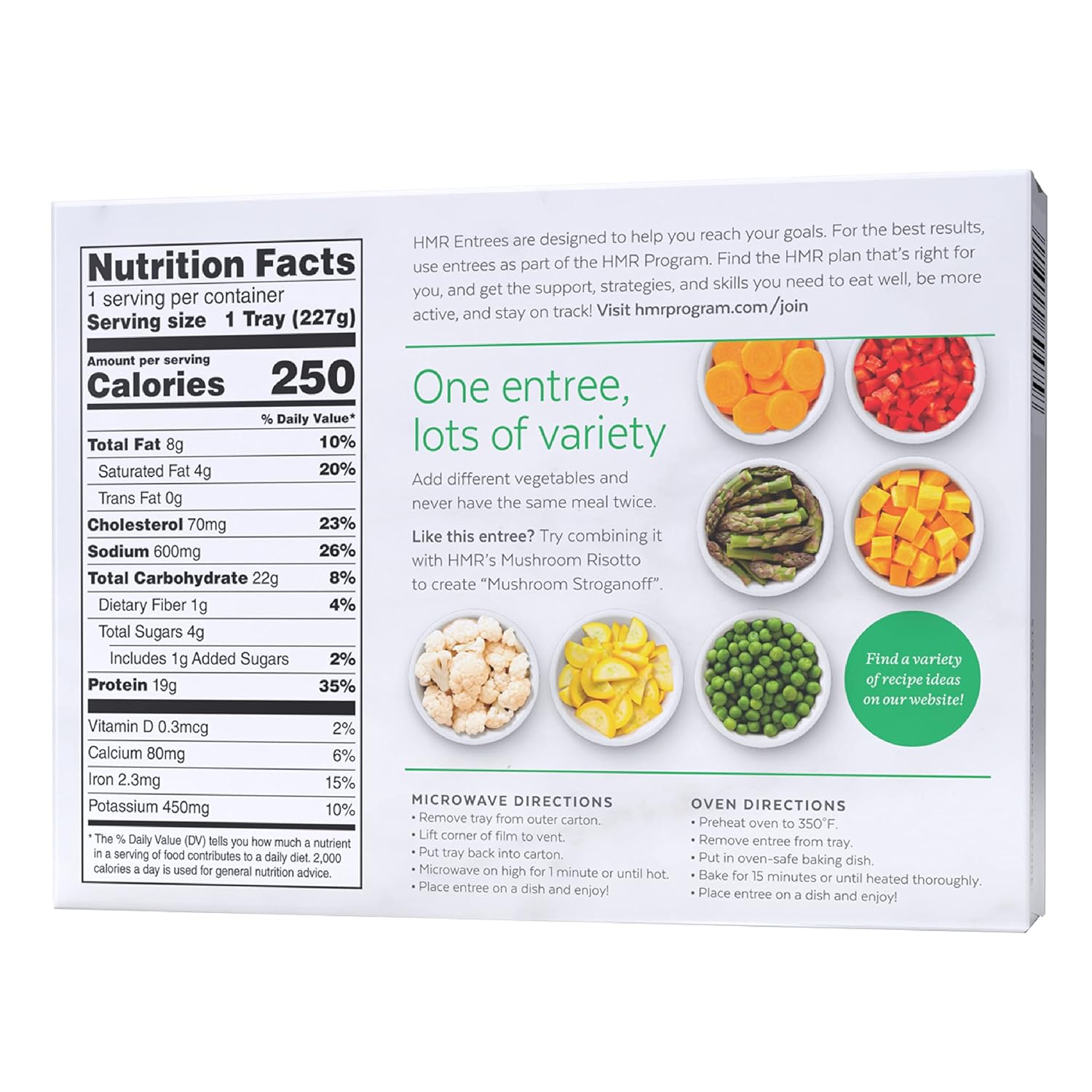 HMR Beef Stroganoff with Noodles Entrée | Pre-packaged Lunch or Dinner | Ready to Eat | 19g of Protein | Low Calorie Food | 8oz Serving per Meal | Pack of 6 - Image 9