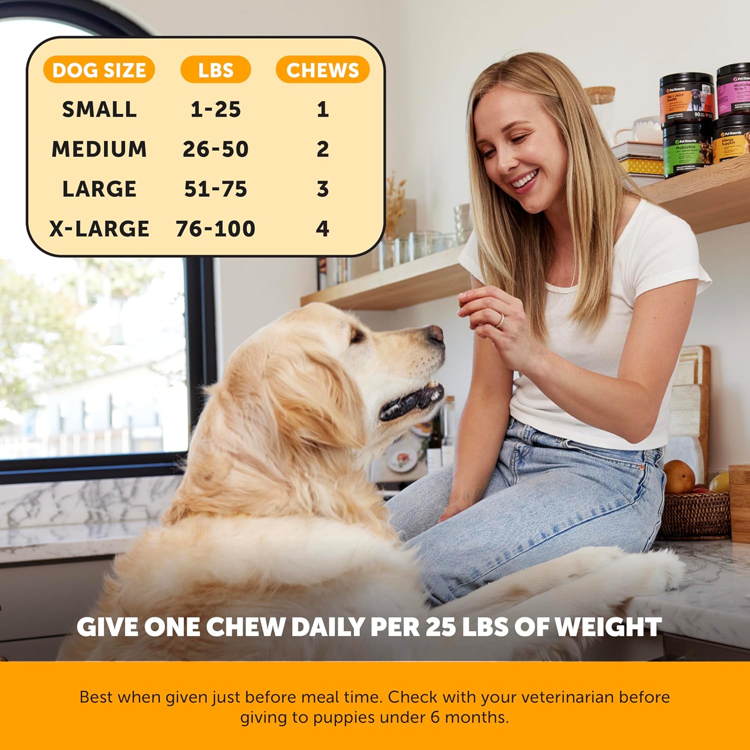 Allergy Skin Health – Allergy Itch Relief & Immune Support Chews with Fish Oil, Probiotics, & Vitamin E – Helps Reduce Normal Shedding, Soothe Sensitive Skin, & Digestive Health (Salmon Flavor, 90 Ct) - Image 5