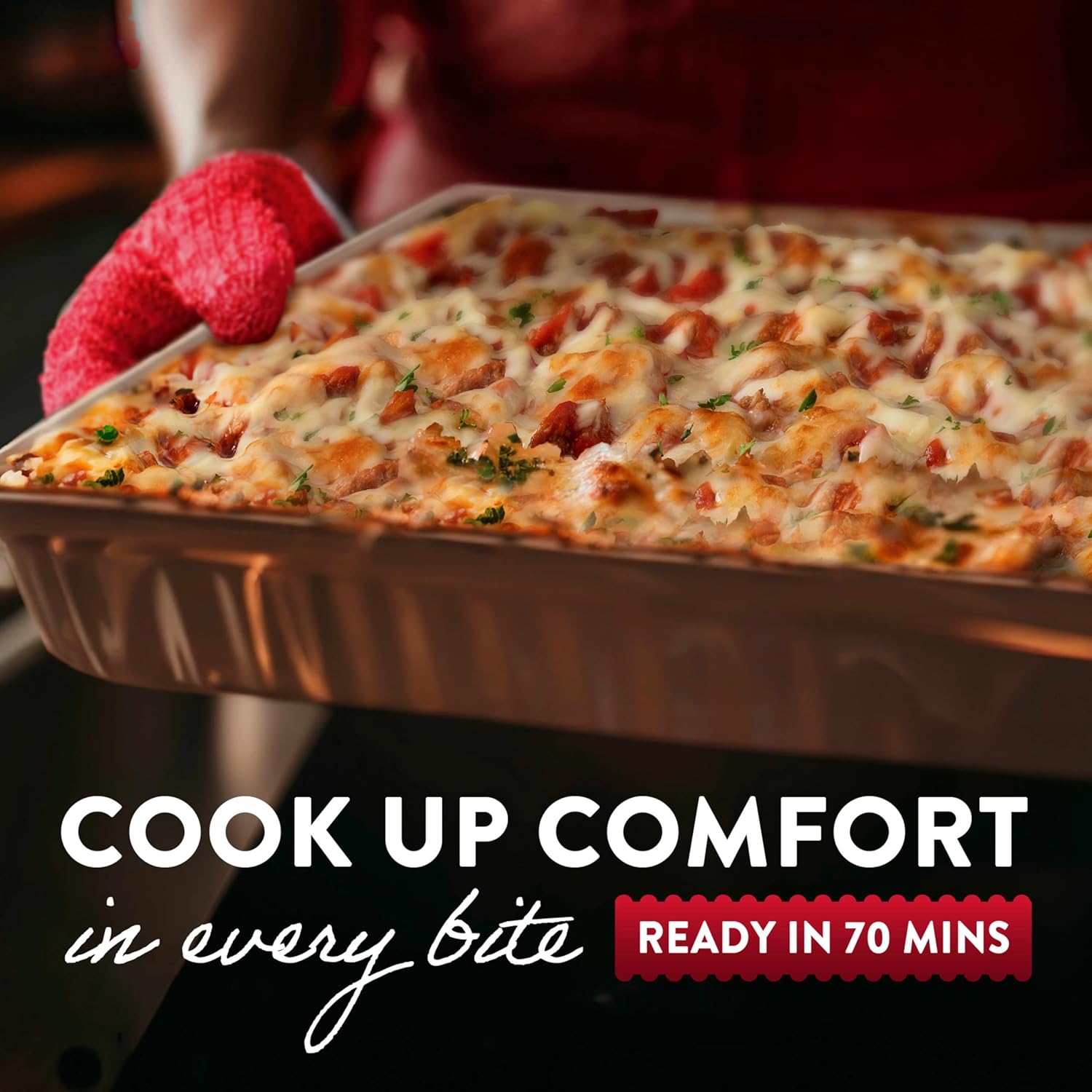 Stouffer’s Classic Lasagna with Meat and Sauce, Family Size, Easy Frozen Dinners, Family Lasagna, Meat Lasagna, Oven Ready Lasagna, Family Frozen Meals - Image 3