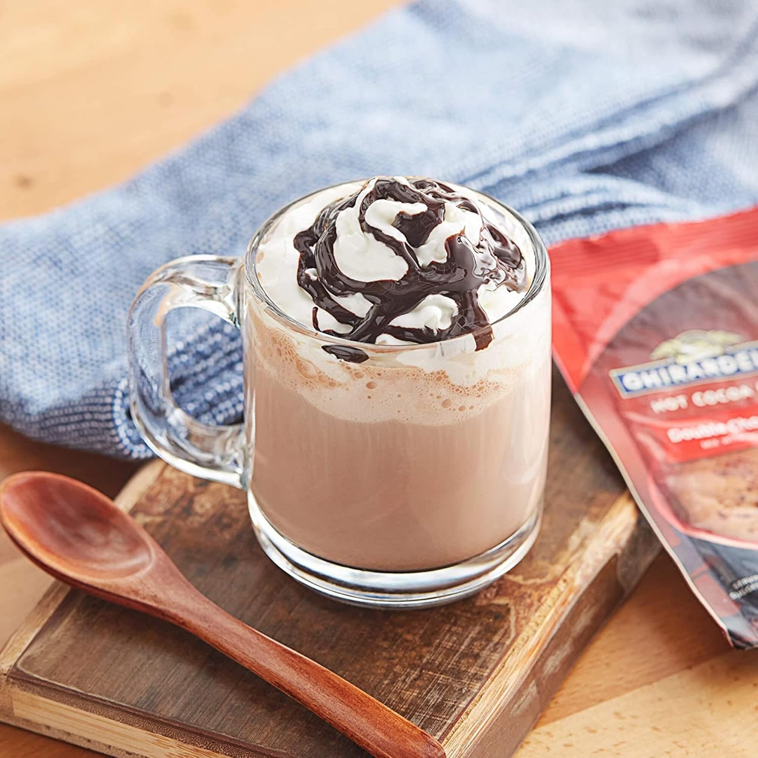 Ghirardelli Double Chocolate Hot Cocoa Mix, 0.85-Ounce Packets (Pack of 10) - Image 5