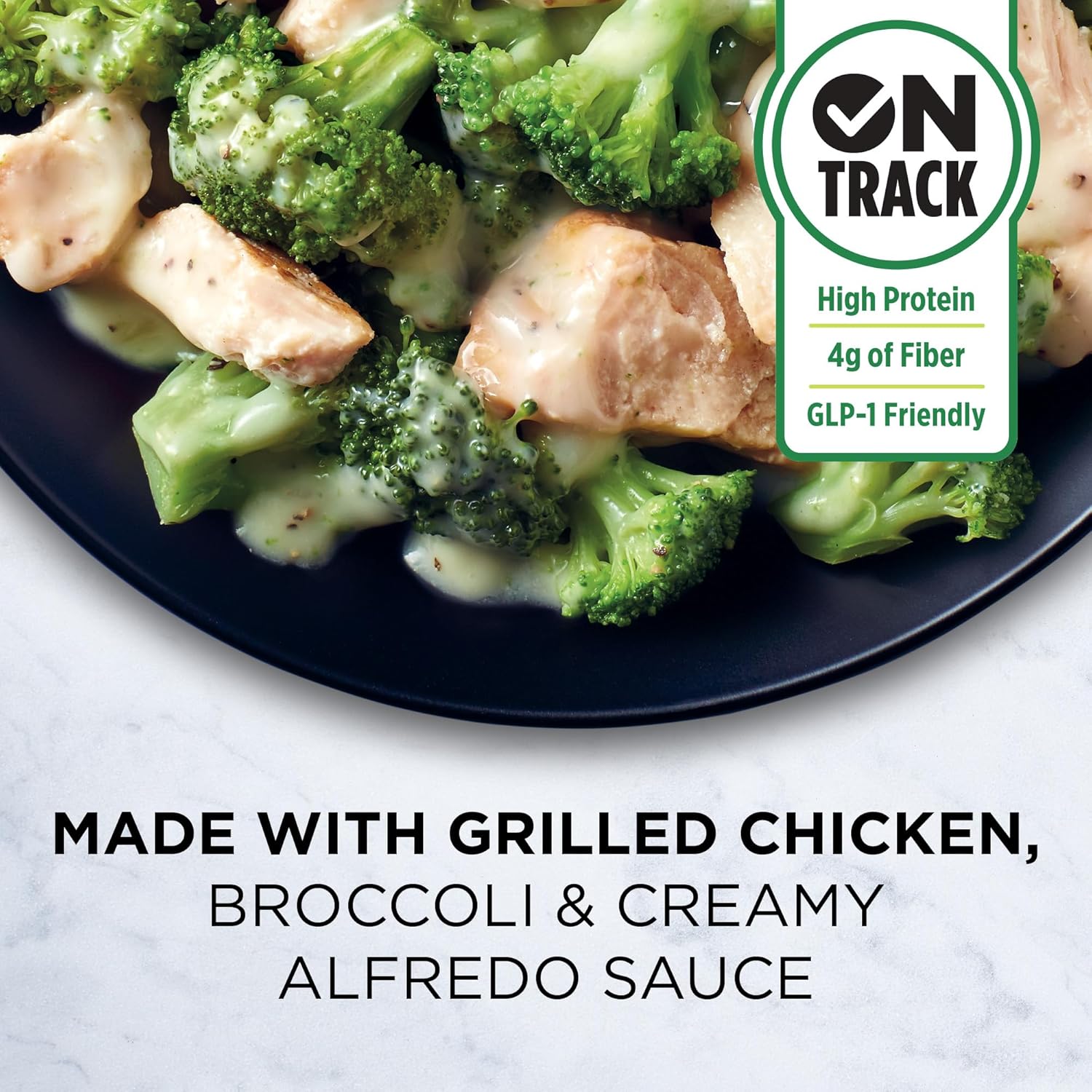 Healthy Choice Simply Steamers Grilled Chicken and Broccoli Alfredo, Convenient Microwave Meal Made With No Preservatives, Frozen Meal, 9.15 OZ Bowl - Image 4