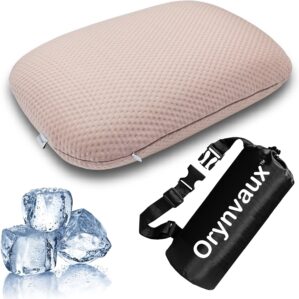 Cooling Camping Pillow, Memory Foam...