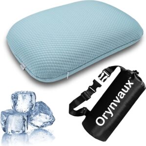 Cooling Camping Pillow, Memory Foam...