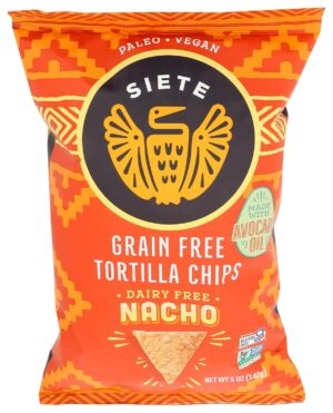 Siete Chip Tortilla Nacho, 5 oz