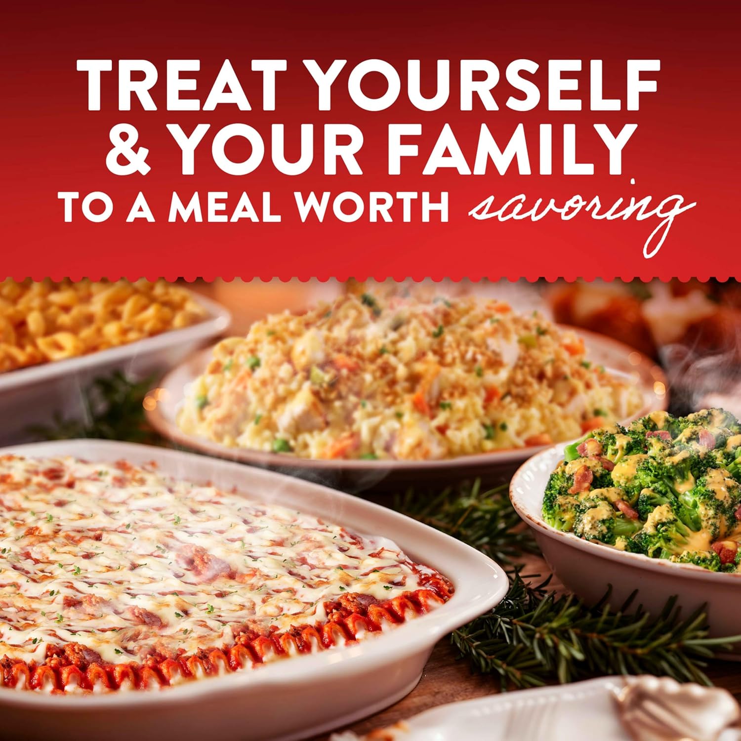 Stouffer’s Classic Lasagna with Meat and Sauce, Family Size, Easy Frozen Dinners, Family Lasagna, Meat Lasagna, Oven Ready Lasagna, Family Frozen Meals - Image 6