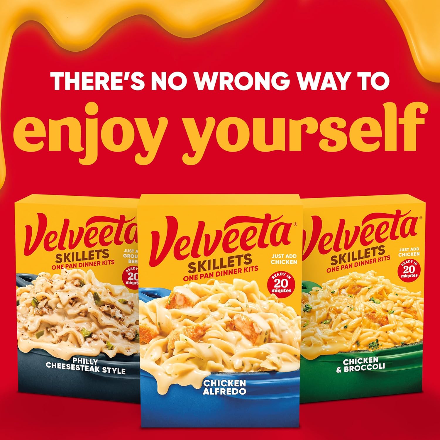 Velveeta Skillets Chicken Alfredo One Pan Dinner Kit, 12.5 oz Box - Image 7