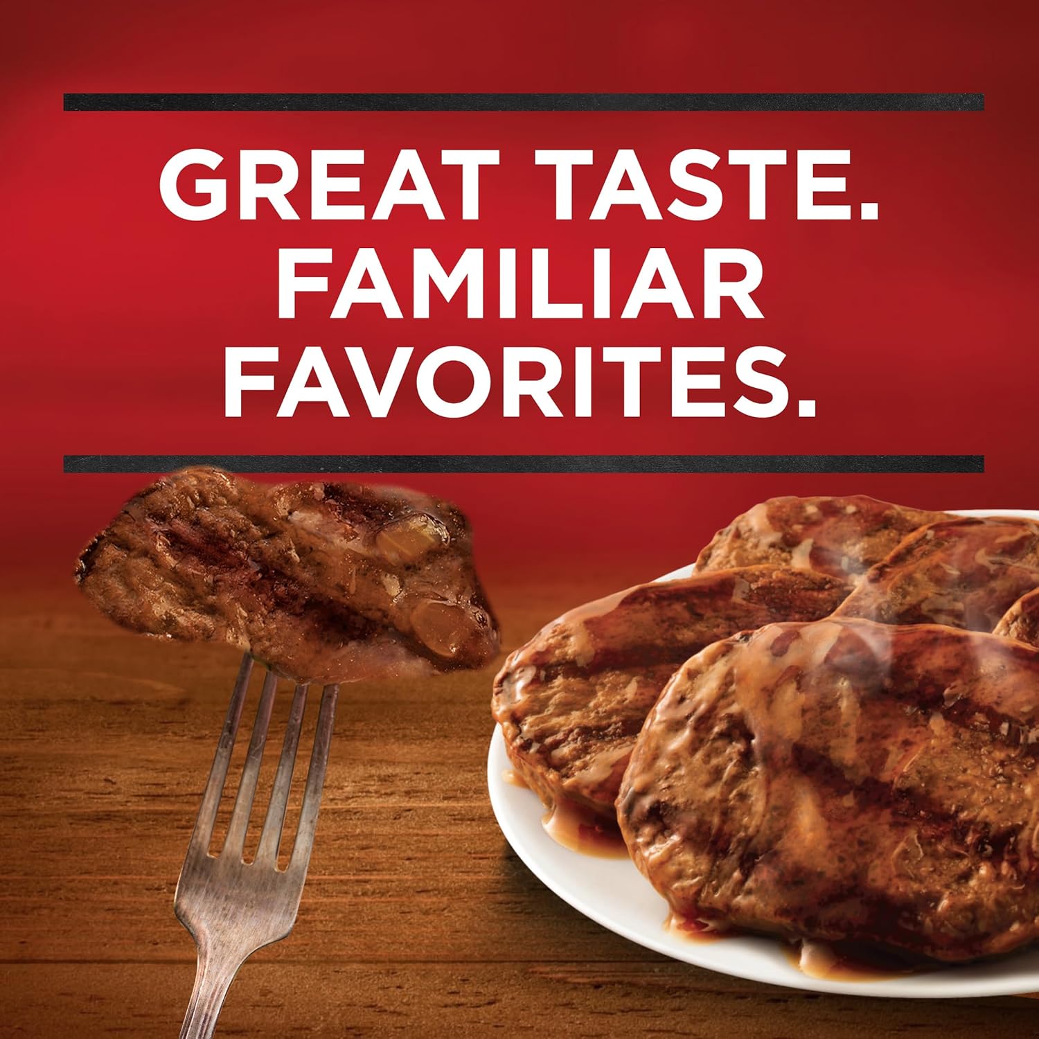Banquet Family Size Salisbury Steaks and Brown Gravy, Frozen Meal, 27 OZ - Image 6