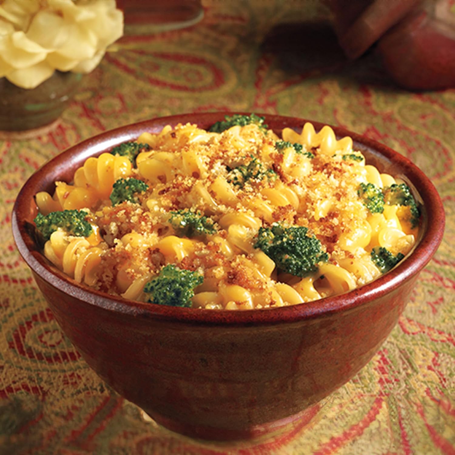 Amy's Frozen Meals, Pasta Bowl, Broccoli and Cheddar Cheese Bake, Gluten Free, 9.5 oz. - Image 3