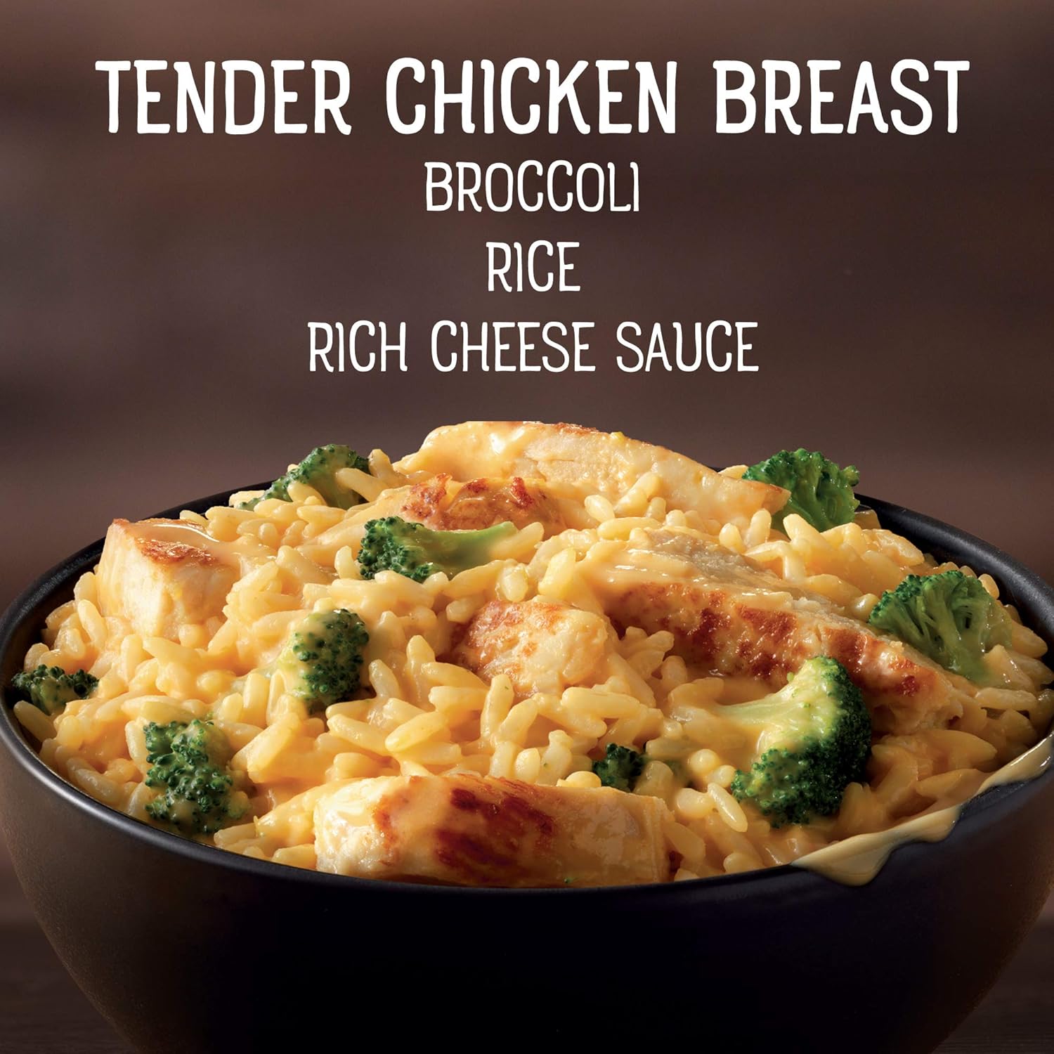 Marie Callender's Aged Cheddar Cheesy Chicken and Rice Bowl, Convenient Oven or Microwave Meal With Chicken and Rice, Frozen Meal, 12 OZ - Image 2