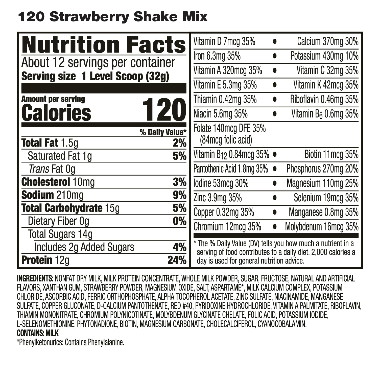 HMR 120 Shake Meal Replacement Powder | Strawberry Shake Mix to Support Healthy Weight Loss | 12g of Protein | Nutritional Drink | Low Calorie Food | 12 Servings - Image 2