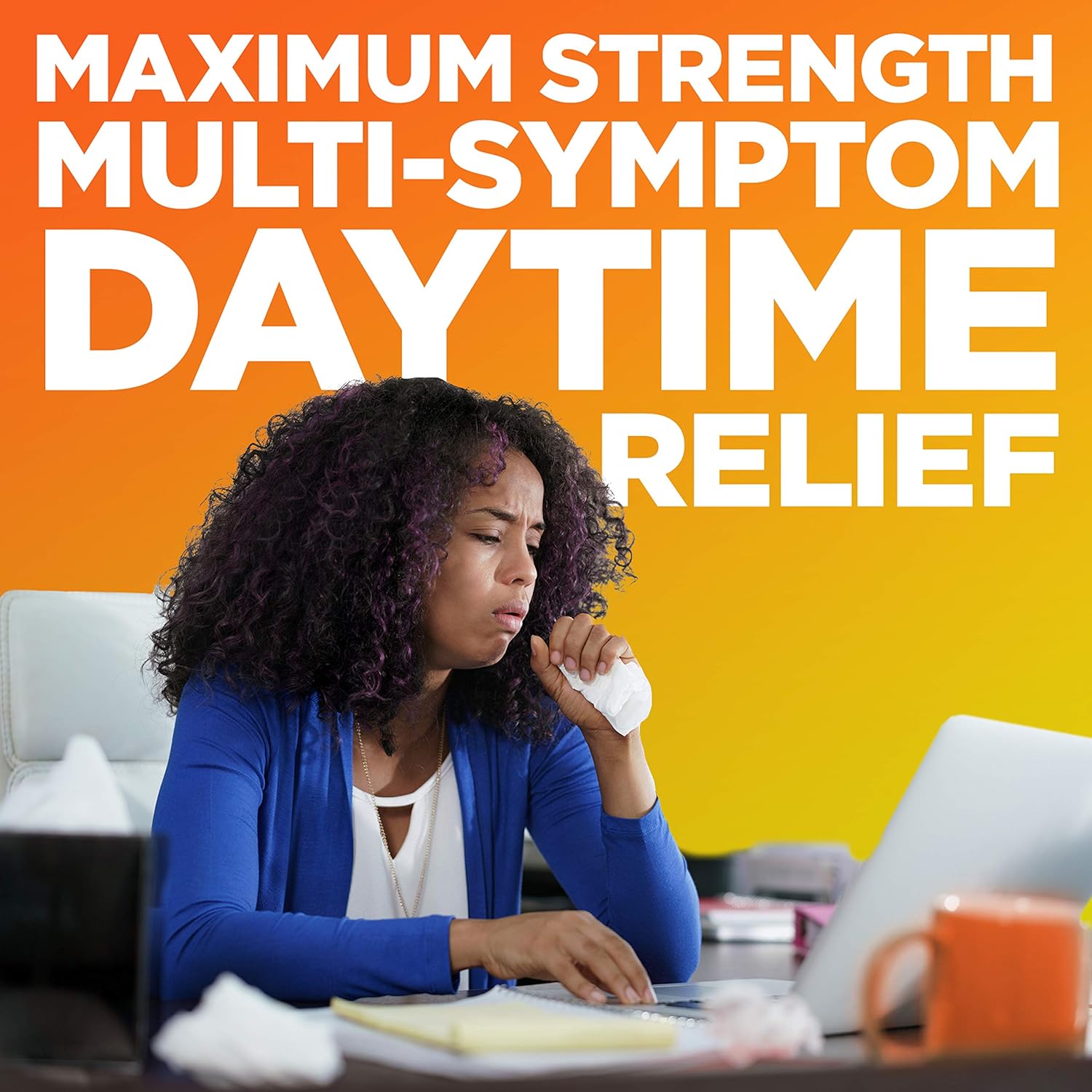Amazon Basic Care Vapor Ice Day and Night Severe Cold and Flu Relief Caplets, Maximum Strength Medicine, Combo Pack, 48 Count - Image 3