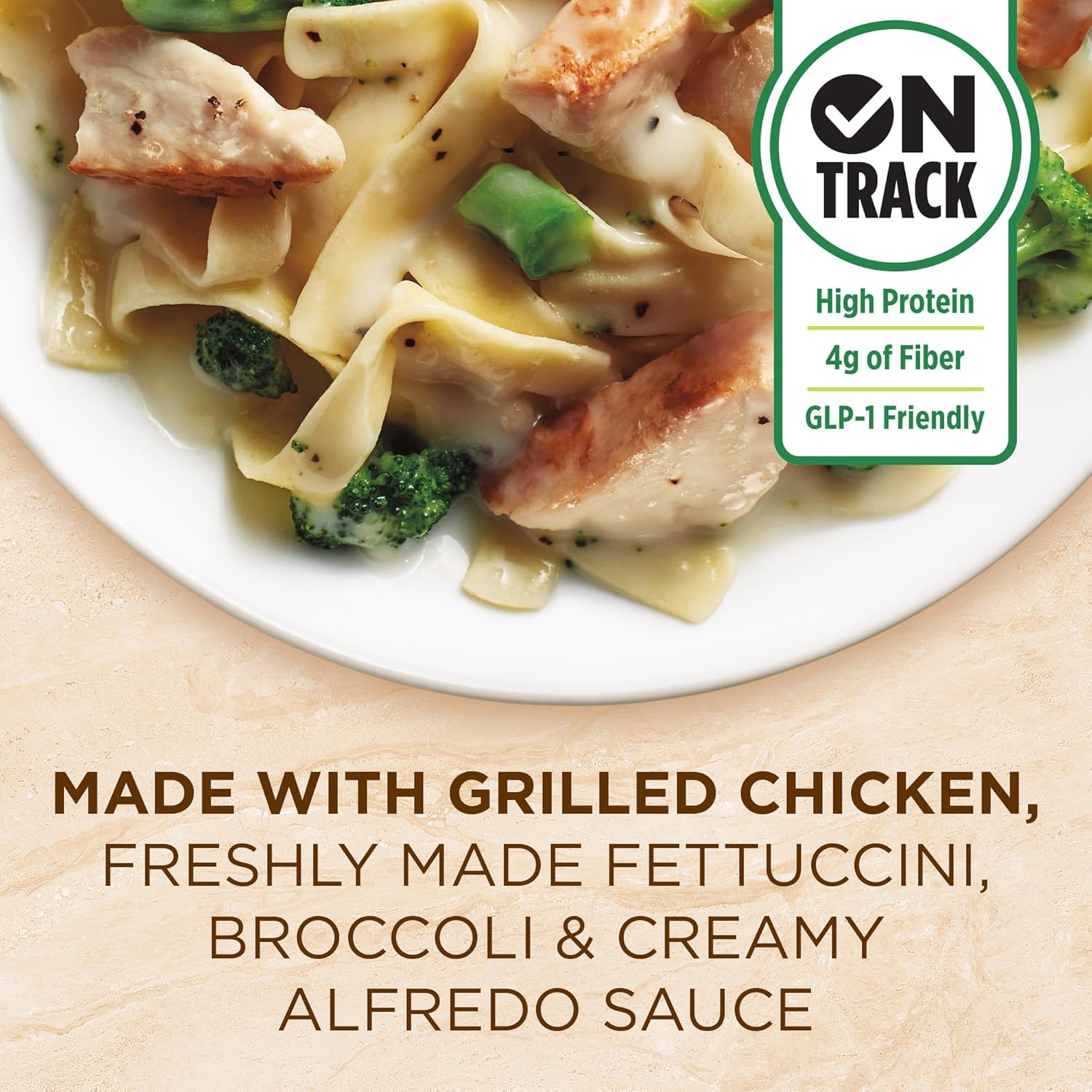 Healthy Choice Café Steamers Chicken Fettuccini Alfredo Frozen Meal, 10 oz. - Image 2