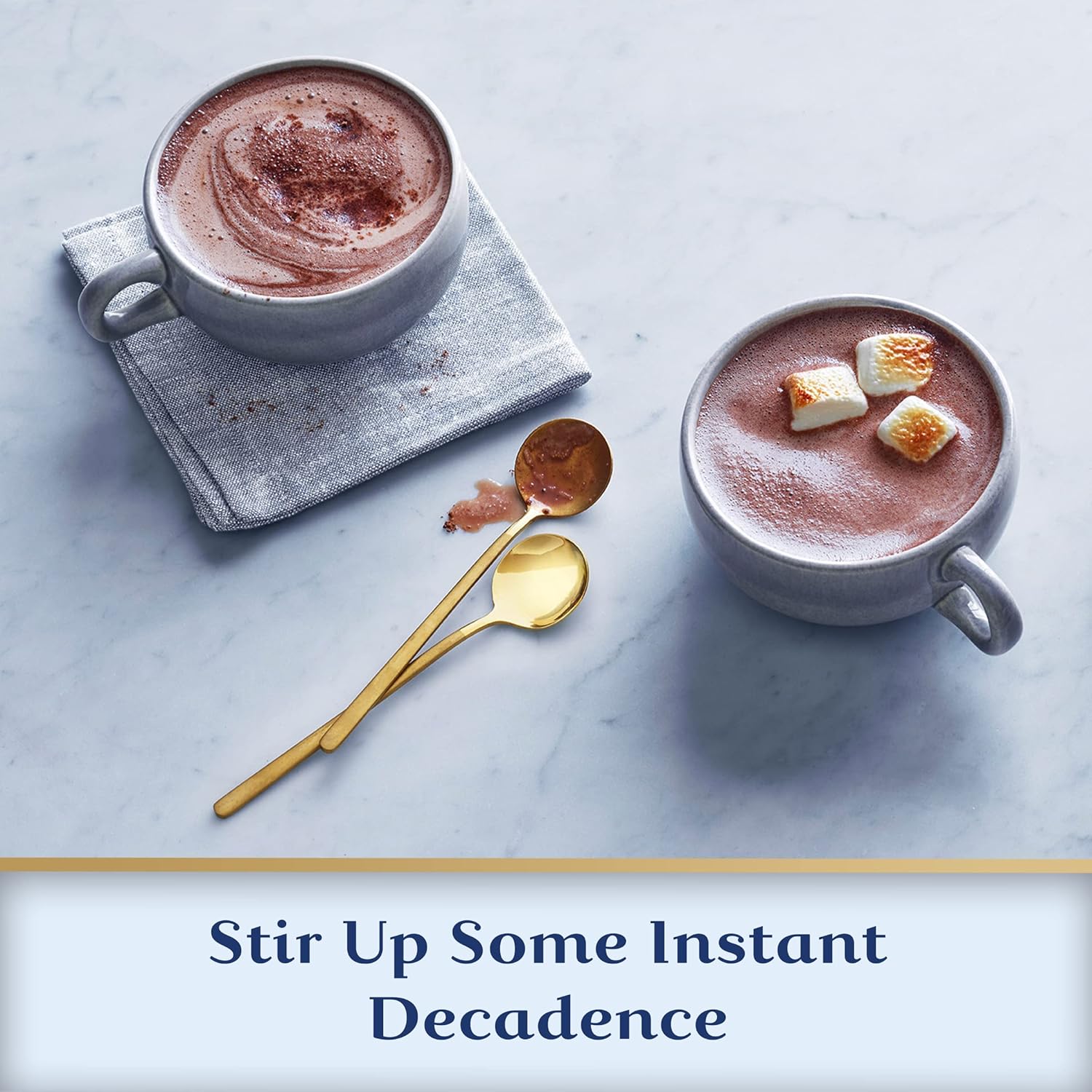 Ghirardelli Double Chocolate Hot Cocoa Mix, 0.85-Ounce Packets (Pack of 10) - Image 8
