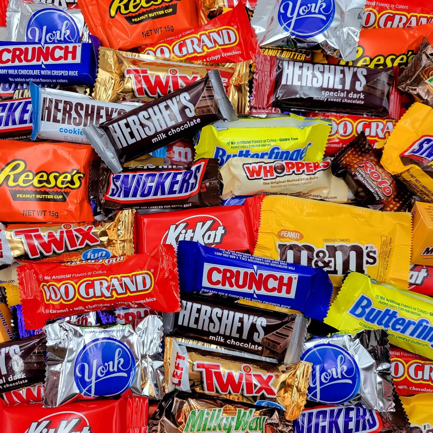 Bulk Chocolate Candy Variety Pack - 8lb Bulk Easter Candy Assortment - Individually Wrapped Chocolate Candy for Egg Hunts, Party Favors, Parades, Office Snacks, Gift Bags & Pinatas - 8 Pound Box of Assorted Chocolate Candy Mix - Image 2