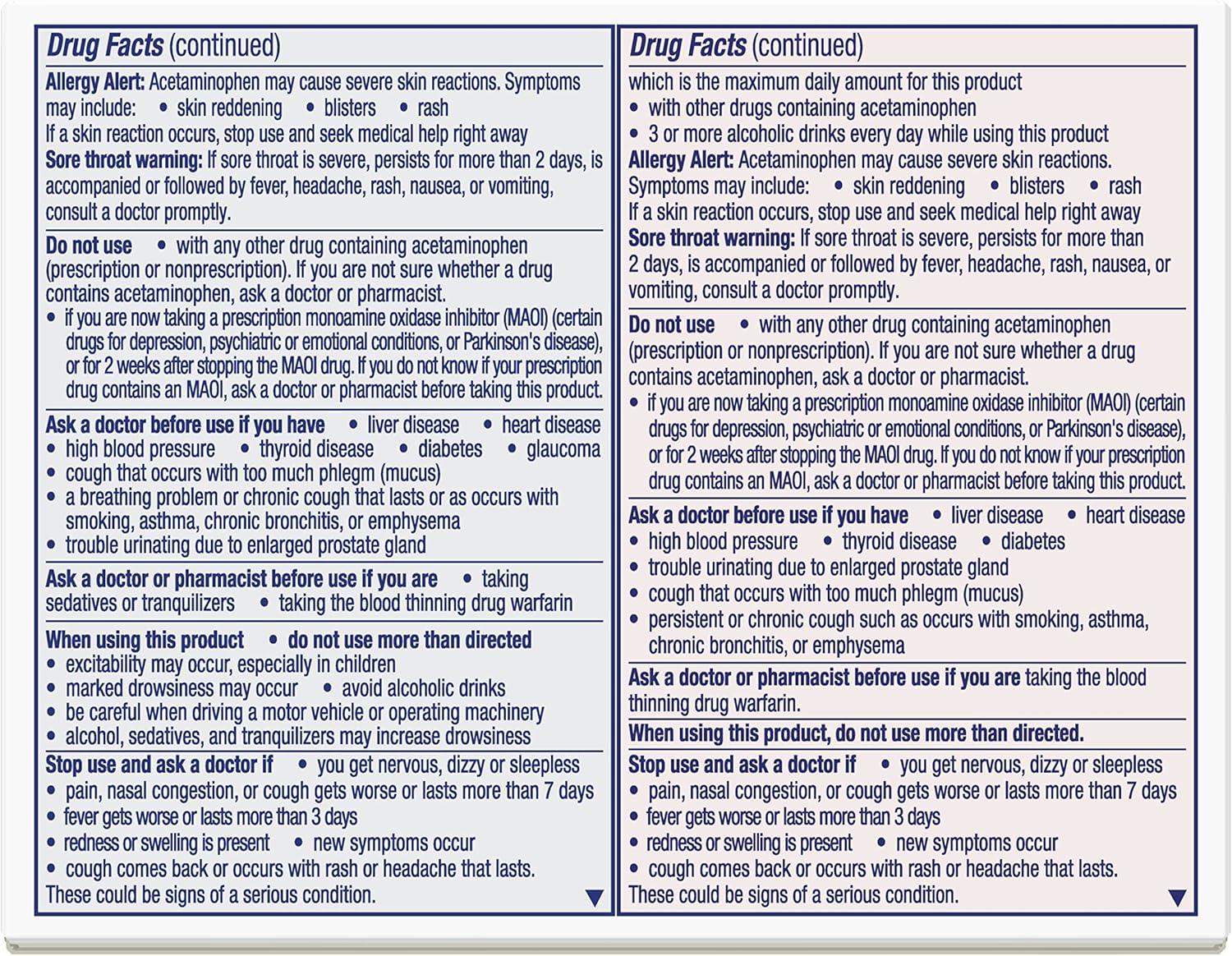 VICKS DayQuil & NyQuil SEVERE Co-Pack, Cold & Flu Medicine, Powerful Relief for Headache, Fever, Sore Throat, Minor Aches & Pains, Congestion, Sinus Pressure, Stuffy Nose, and Cough, 48 LiquiCaps - Image 2