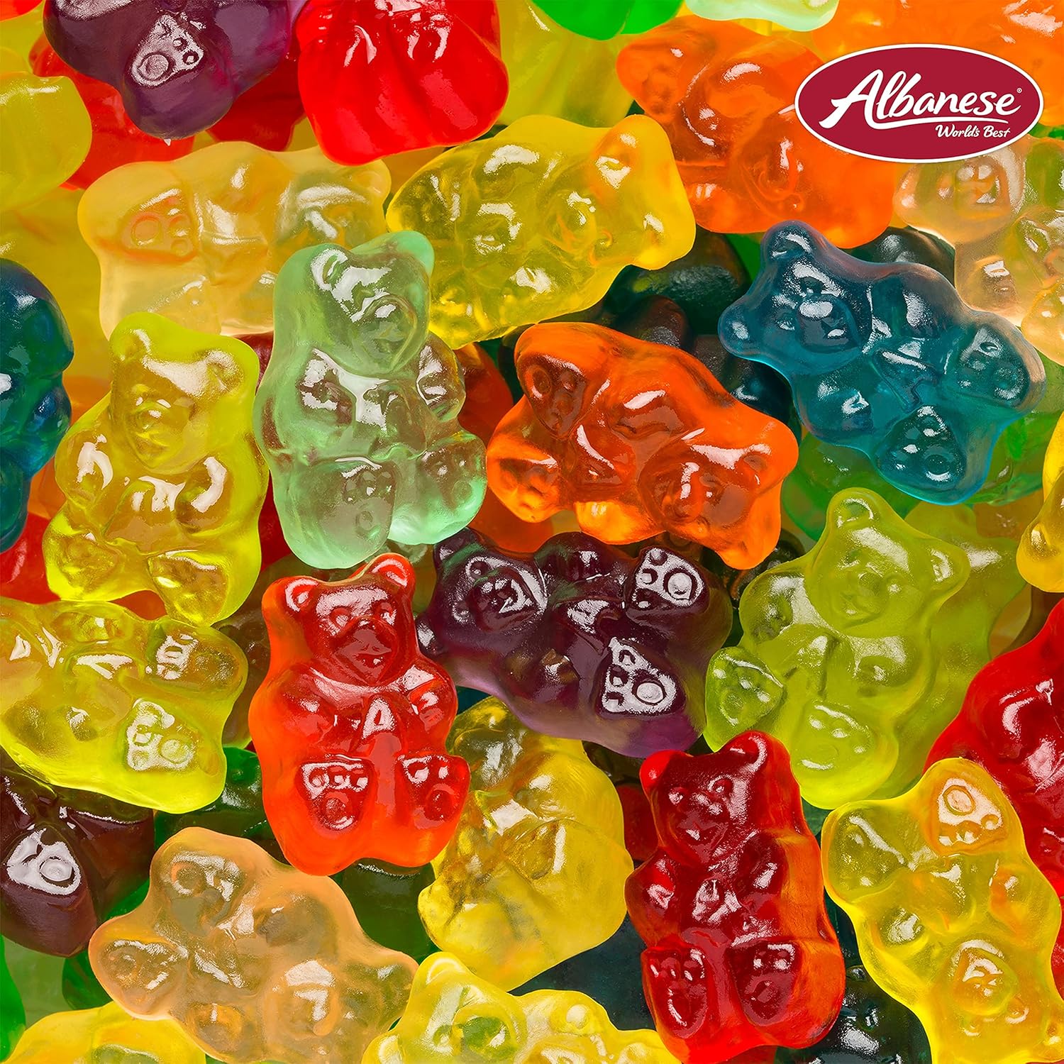 Albanese World's Best 12 Flavor Gummi Bears, 36oz Bag of Candy, Soft & Chewy Candy Snacks, Fruity Flavor Assortment - Image 13