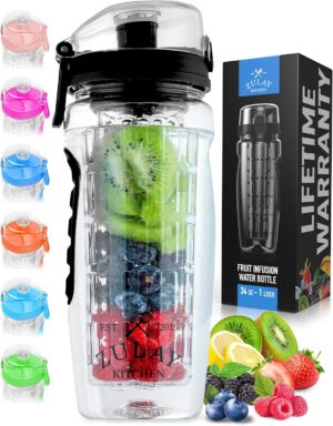 Zulay Fruit Infuser Water Bottle &#...