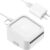 Credit Card Dock for Square Reader 1st and 2nd,Beautiful and Compact Case for Square Reader, Support Anti-Sleep Button, One Click to Turn On(Cable and Wall Charger Included, No Reader) White