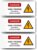 (30 Pack) Danger High Voltage Warning Stickers – Electrical Shock Hazard Signs, 6″x3″ Waterproof Vinyl Labels, OSHA Compliant Safety Decals for Indoor/Outdoor Equipment, Workplace & Construction Use