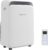 Amazon Basics 3-In-1 Portable Air Conditioner with Remote, Timer, Sleep Mode, Auto Swing, Dehumidifier, 10000 BTU (ASHRAE)/6000 BTU (SACC), Cools Bedroom Up to 450 Sqf, White
