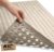 GORILLA GRIP Patented Bath Tub Shower Mat, Machine Washable Bathtub Floor Liner Mats, Suction Cups and Drain Holes to Keep Tubs Clean, Soft on Feet, Bathroom Essentials, 35×16 Inch, Beige