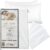 National Allergy Premium 100% Cotton Zippered Pillow Protector – Standard Size – White – 2 Pack – 300 Thread Count – Hypoallergenic Bed Pillowcase with Zipper – Breathable Encasement Cover