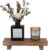 zoocatia Small Wood Tray Pedestal Stand Farmhouse Bathroom Decor Decorative Wooden Riser Kitchen Soap Dish Holder for Vanity, Counter, Sink, Brown