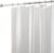 iDesign PEVA Mold and Mildew Resistant Plastic Shower Curtain Liner for Use Alone or With Fabric Curtain, Set of 2, 72” x 72”, White
